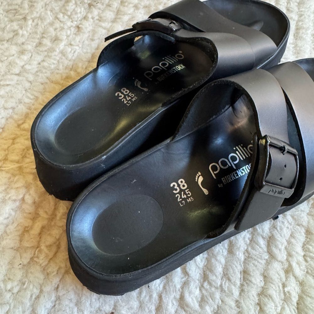Birkenstock Papillo Amina Sandals Black - Picture 5 of 6